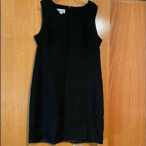 Black sheath dress